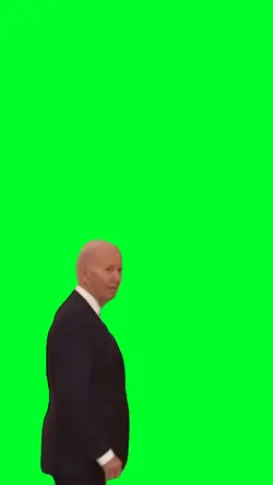 Biden looking back