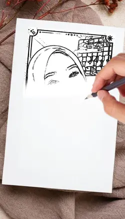 menggambar sketsa