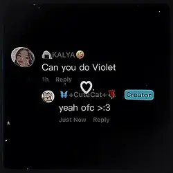 violet color!