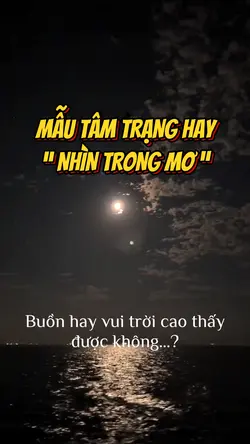 Nhìn trong mơ….!!
