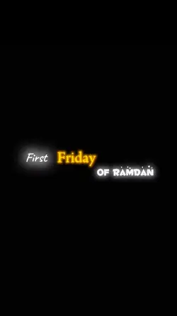 1st friday of ramzan