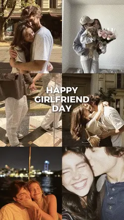 Happy girlfriend