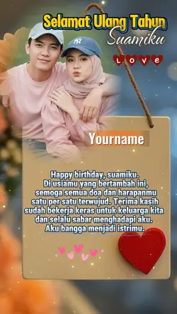HBD suamiku