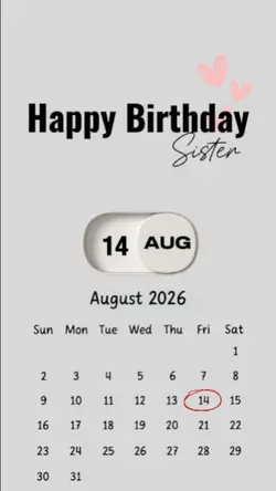 BDAY SISTER 14 AUGUS