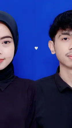 foto latar biru