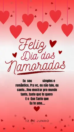 Dia dos namorados 
