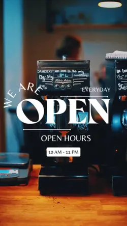 We Are Open