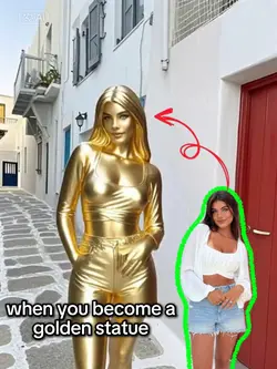 golden statue Filter