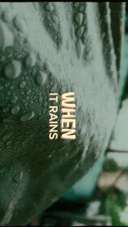 When it rains