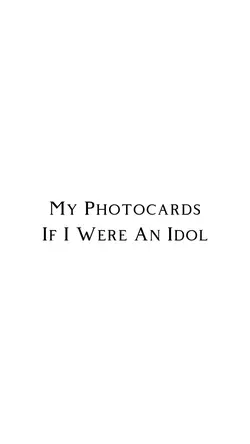 My photocards