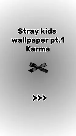 Wallpaper skz karma