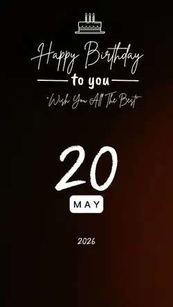 MAY 20th BIRTHDAYS