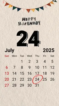 HBD 24 JULY 2025