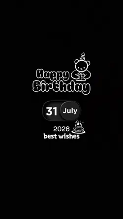 Hbd 31 july 2026