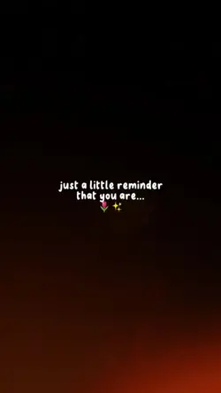 Little reminder 