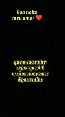 boa noite meu amor