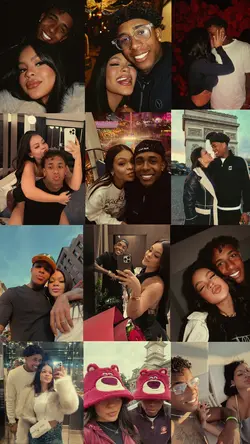 colagem casal