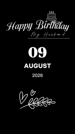 Husband Birthday 