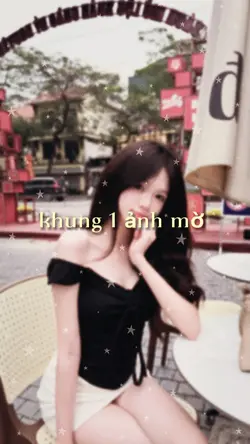 khung 1 ảnh mờ