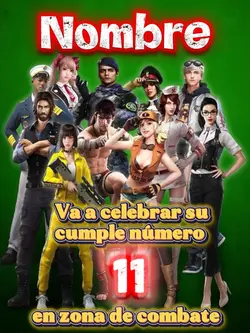 Free Fire invitación