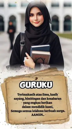 terima kasih guruku
