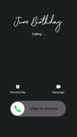 June birthday call