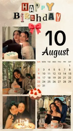 Birthday 10 August