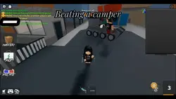 Beating a camper!