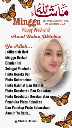 minggu happy Weekend