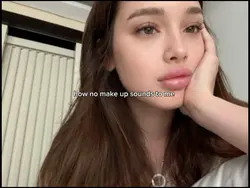 no make up speak to