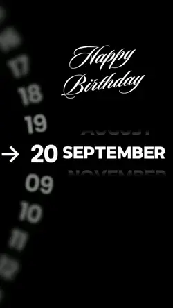 HBD 20 SEPTEMBER