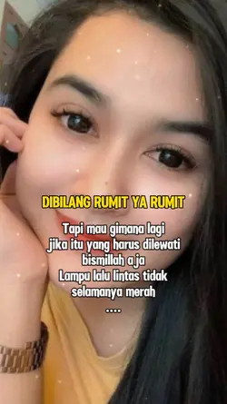 Dibilang rumit