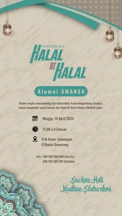  Halal Bi Halal