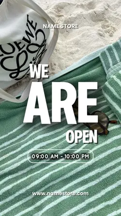 WE ARE OPEN
