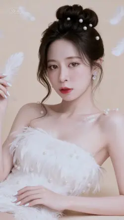 mẫu al váy trắng lôn