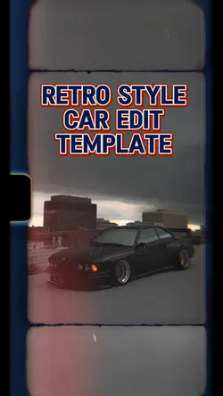 Car template retro 📷