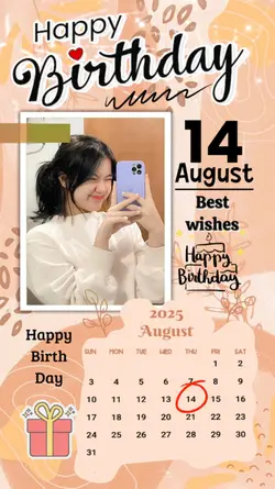 14 AUGUST HBD 2025