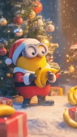 Banana Xmas minions 