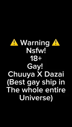 Chuuya X Dazai 😩‼️
