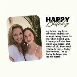 Happy birthday mom