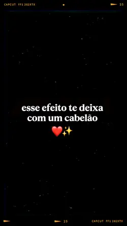 efeito cabelão 