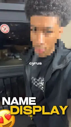 name x display🗣️😍