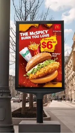 Billboard food Promo