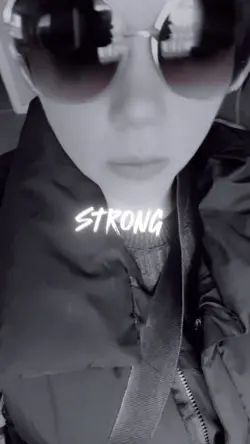 Strong brave woman 