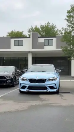 Light-Blue Sports Car Spotlight
