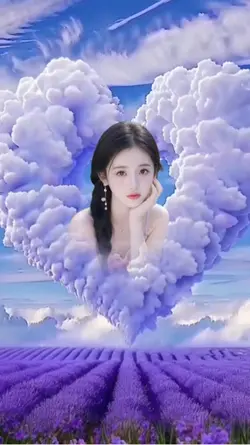 Heart-shaped cloud