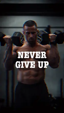 never give up 