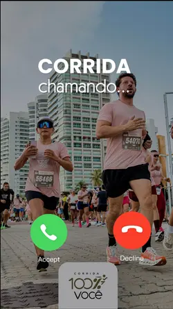 Corrida chamando 