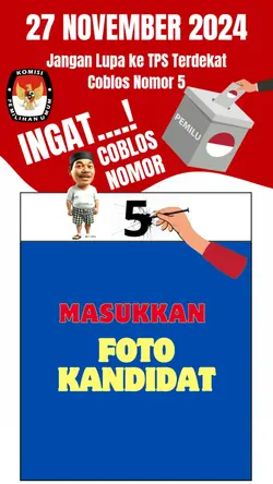 coblos nomor 5 si