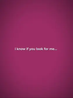 I Know If You Look